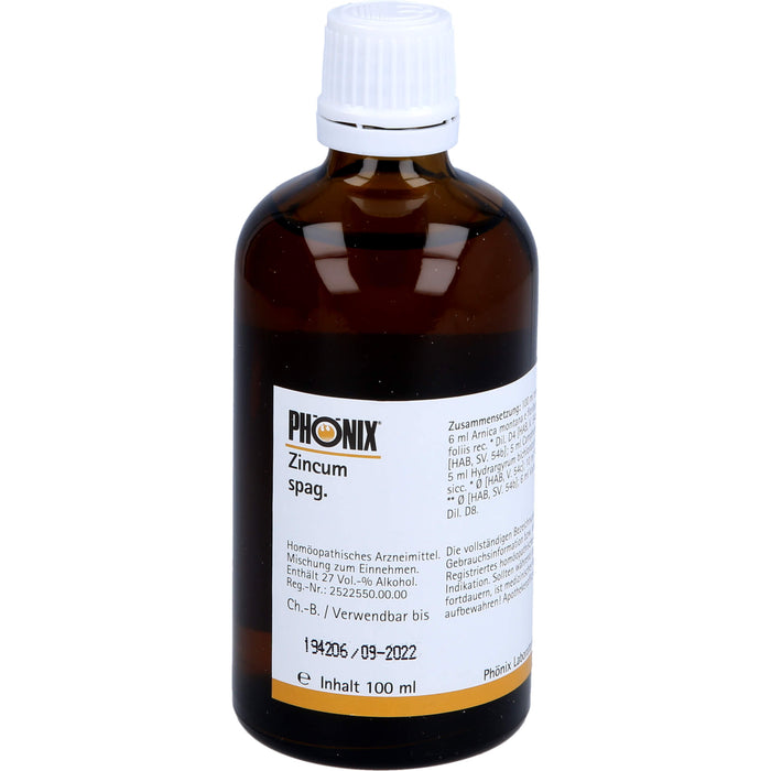 Phönix zincum spag. Tropfen, 100 ml MIS