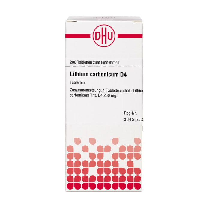 DHU Lithium carbonicum D4 Tabletten, 200 St. Tabletten