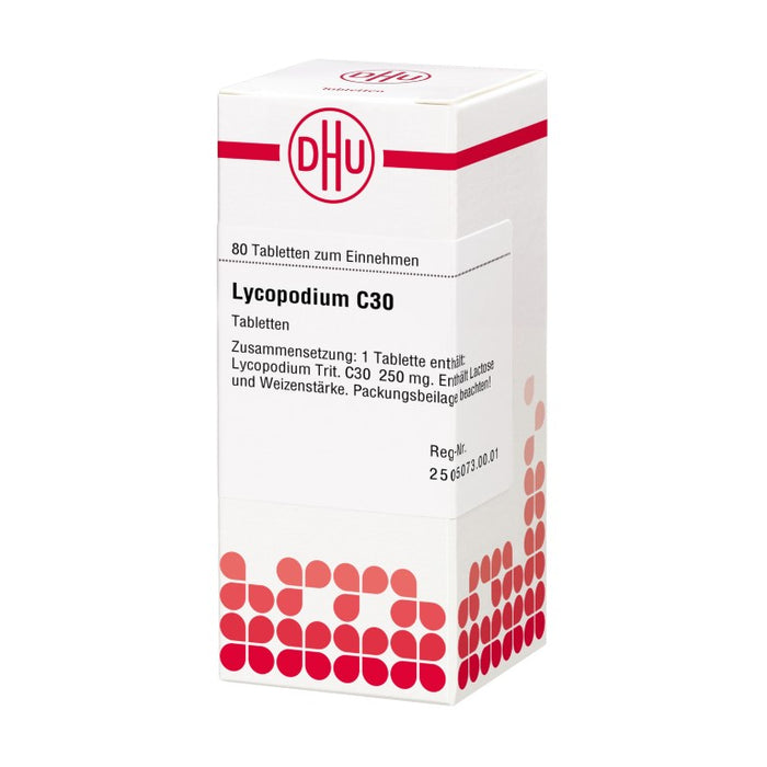 Lycopodium C30 DHU Tabletten, 80 St. Tabletten