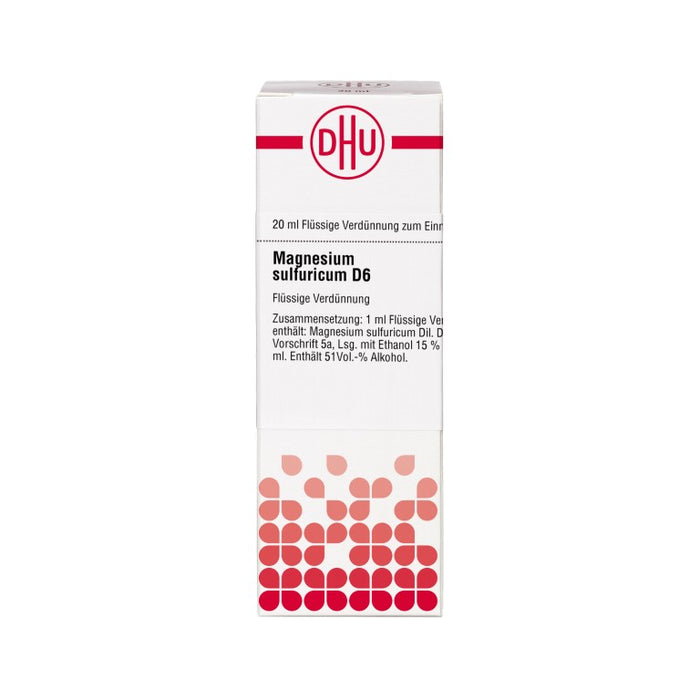 Magnesium sulfuricum D6 DHU Dilution, 20 ml Lösung