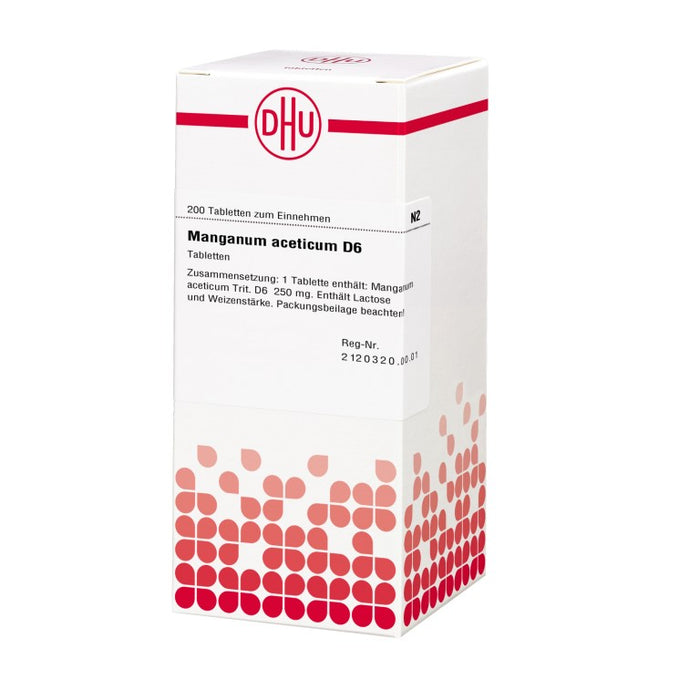 DHU Manganum aceticum D6 Tabletten, 200 pc Tablettes