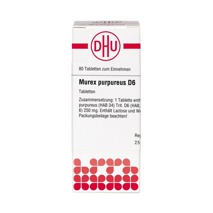 DHU Murex purpureus D 6 Tabletten, 80 pc Tablettes