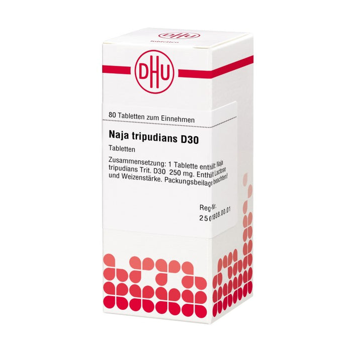 DHU Naja tripudians D 30 Tabletten, 80 St. Tabletten