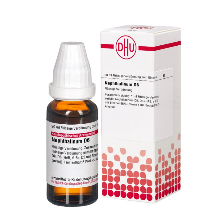 Naphthalinum D6 DHU Dilution, 20 ml Lösung