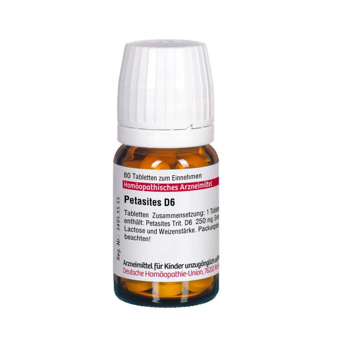 DHU Petasites D 6 Tabletten, 80 St. Tabletten