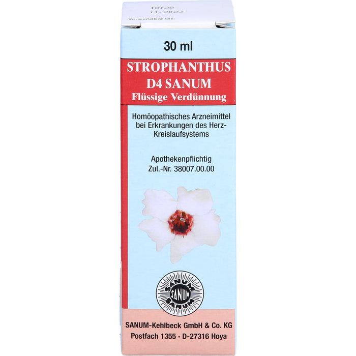 SANUM-KEHLBECK Strophantus D4 flüssige Verdünnung, 30 ml Lösung