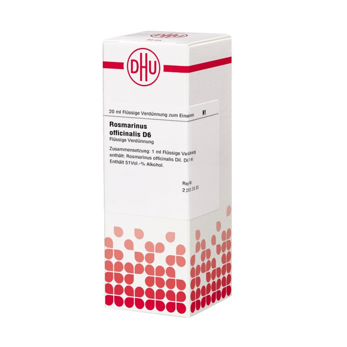 Rosmarinus officinalis D6 DHU Dilution, 20 ml Lösung