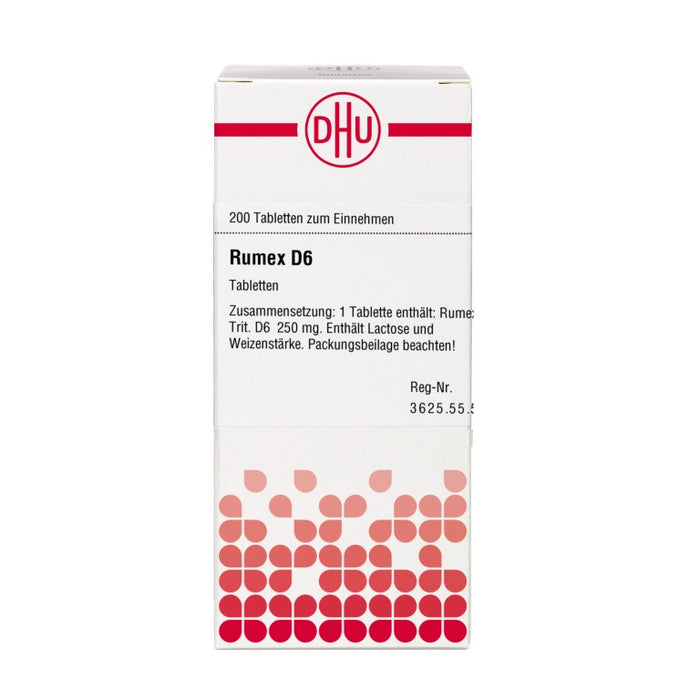 Rumex D6 DHU Tabletten, 200 St. Tabletten