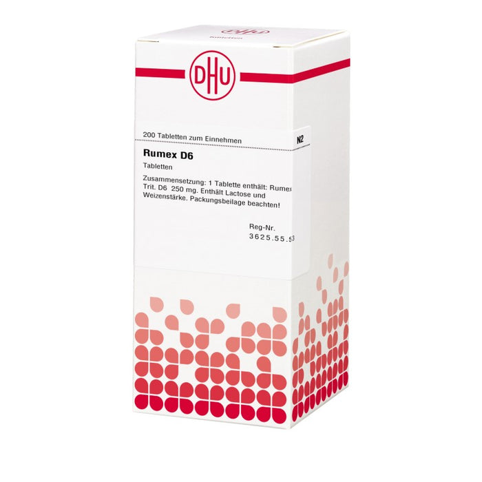 Rumex D6 DHU Tabletten, 200 St. Tabletten