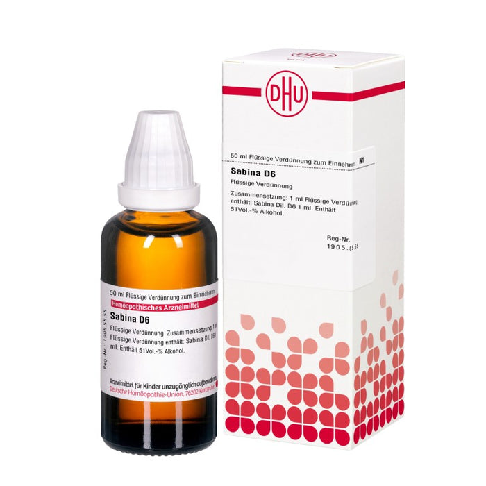 Sabina D6 DHU Dilution, 50 ml Lösung