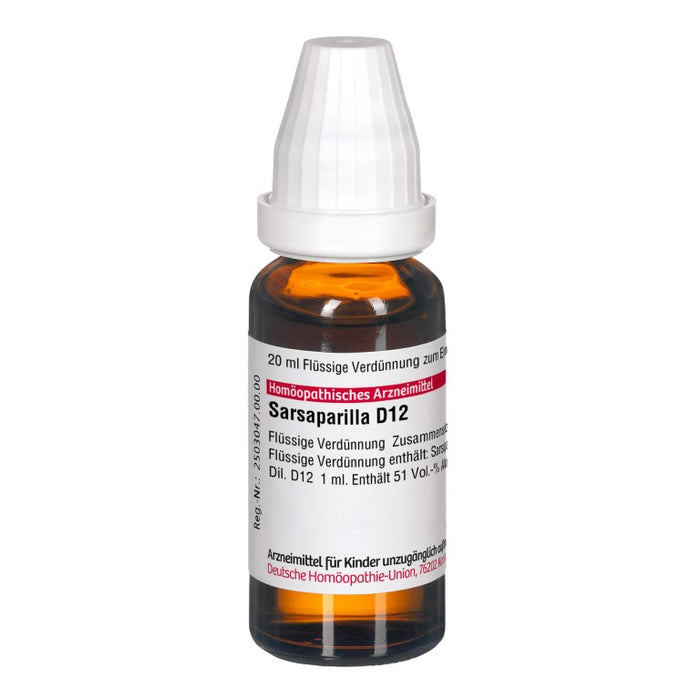 DHU Sarsaparilla D12 Dilution, 20 ml Lösung