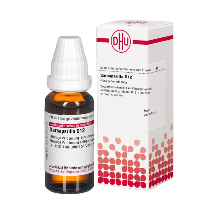 DHU Sarsaparilla D12 Dilution, 20 ml Lösung