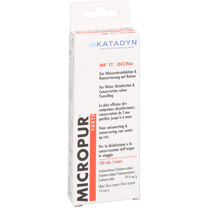 Micopur Forte MF 1T Tabletten zur Wasserdesinfektion, 100 pc Tablettes
