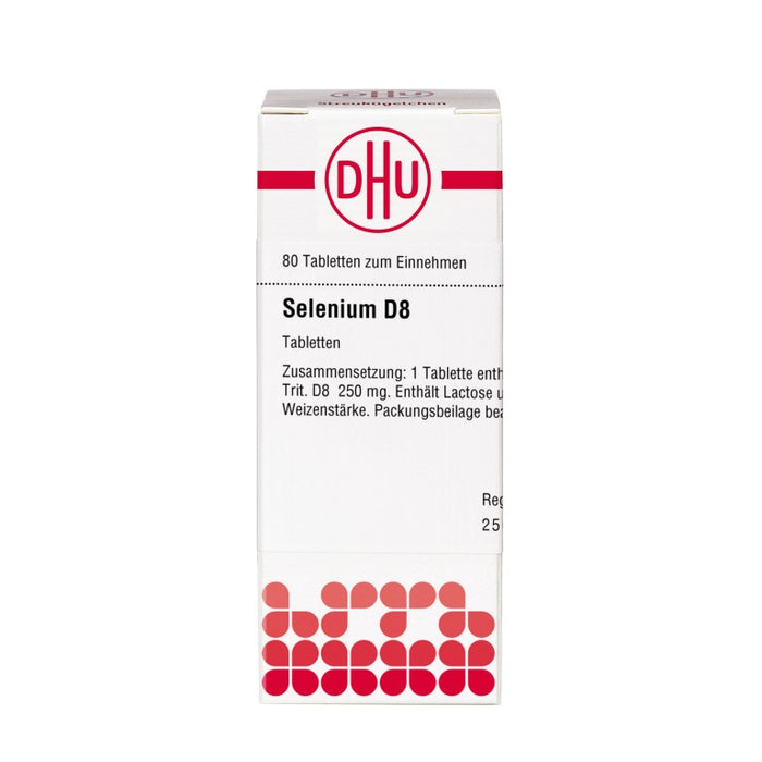 Selenium D8 DHU Tabletten, 80 St. Tabletten