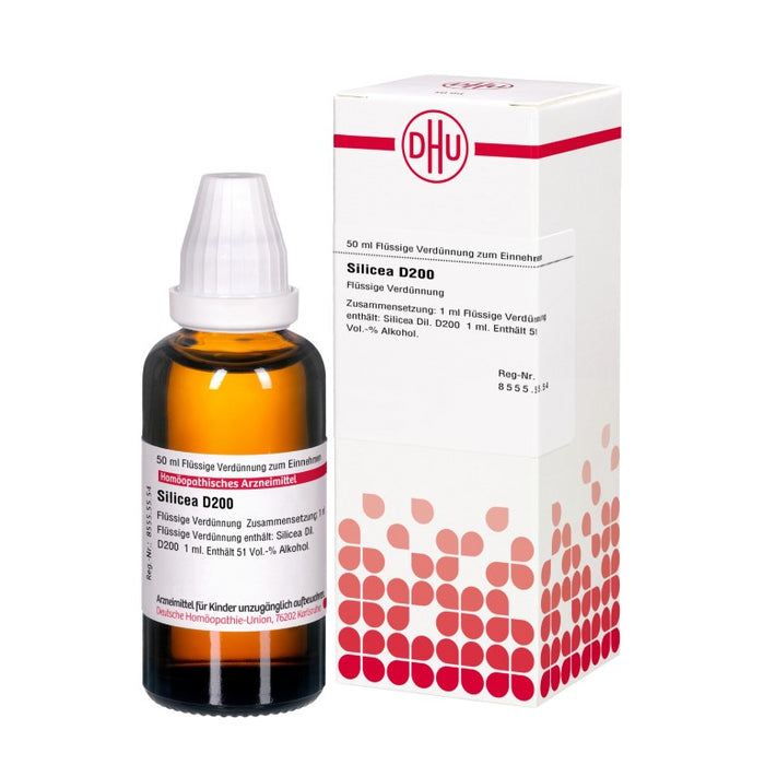 DHU Silicea D200 Dilution, 50 ml Lösung