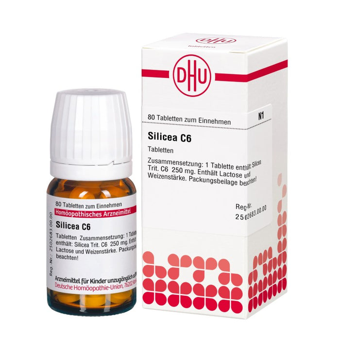 DHU Silicea C 6 Tabletten, 80 St. Tabletten