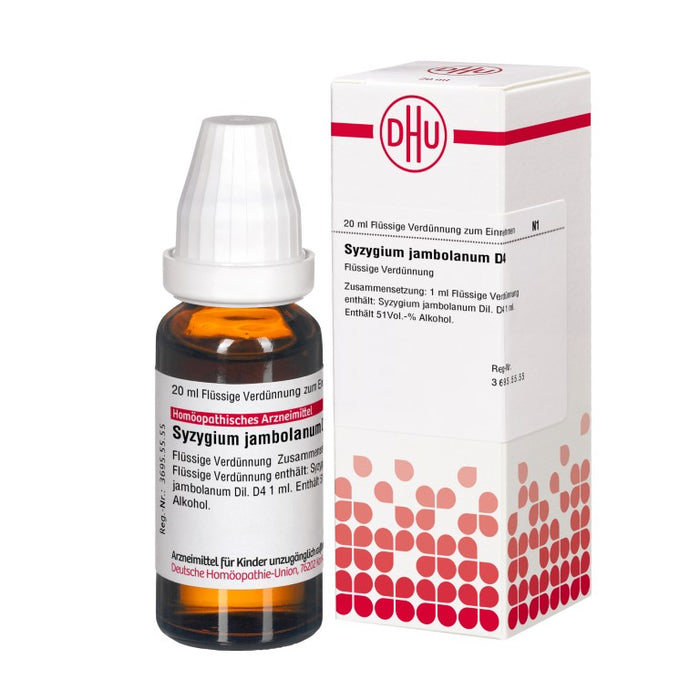 DHU Syzygium jambolanum D4 Dilution, 20 ml Lösung