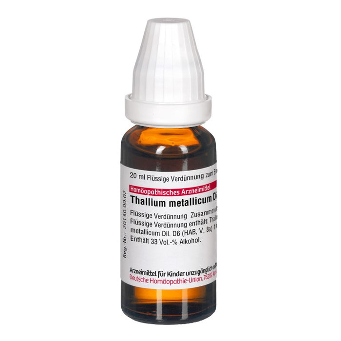 Thallium metallicum D6 DHU Dilution, 20 ml Lösung