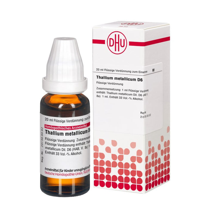 Thallium metallicum D6 DHU Dilution, 20 ml Lösung