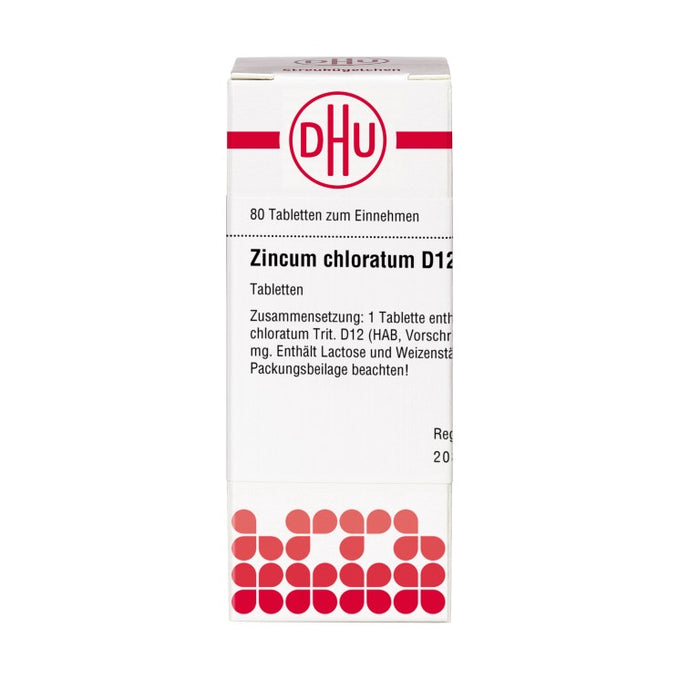 DHU Zincum chloratum D12 Tabletten, 80 pcs. Tablets