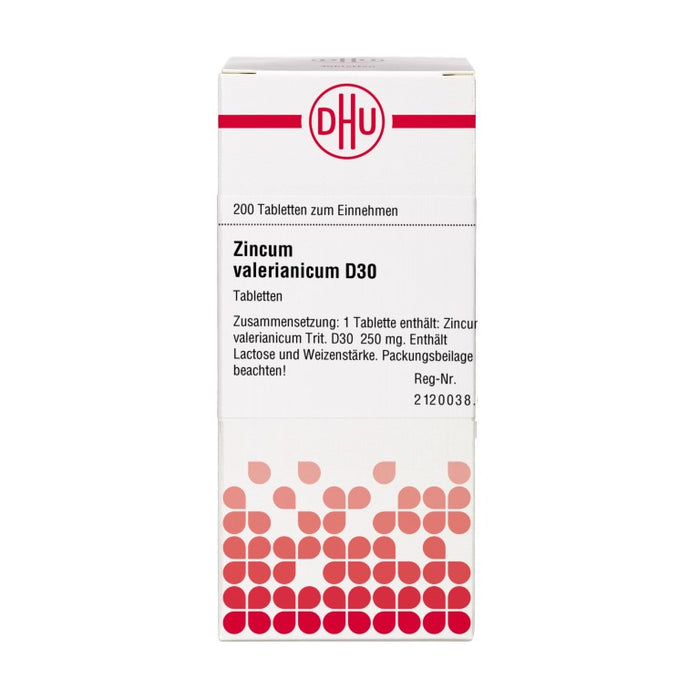 Zincum valerianicum D30 DHU Tabletten, 200 St. Tabletten