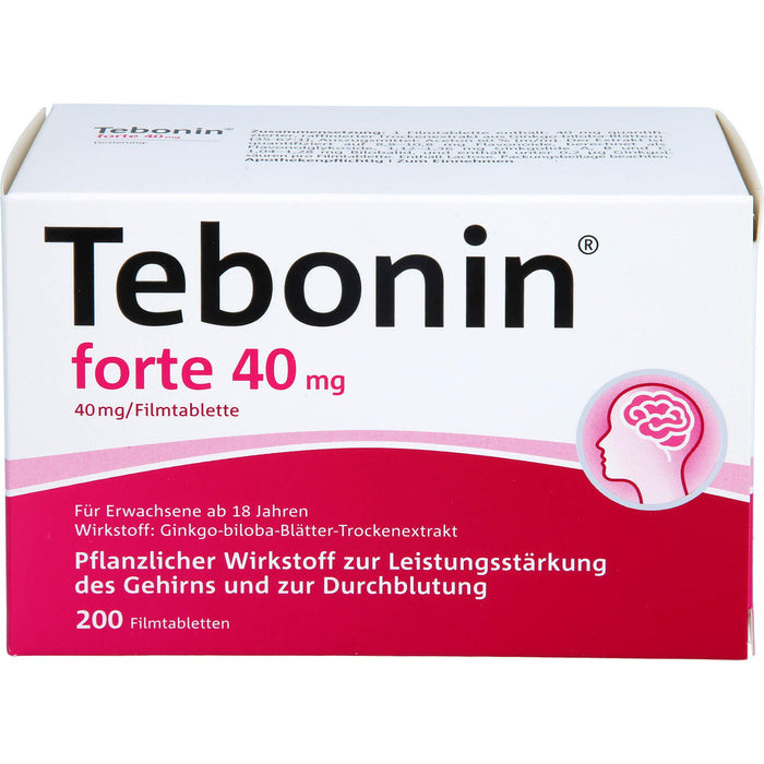 Tebonin forte 40 mg Tabletten, 200 St. Tabletten