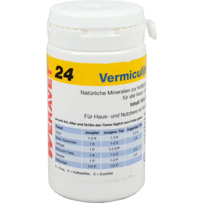 WERAVET Vermiculite-Staufen Pulver für Haus- und Nutztiere, 100 g Powder