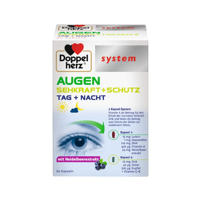 Doppelherz system AUGEN SEHKRAFT + SCHUTZ, 60 pc Capsules