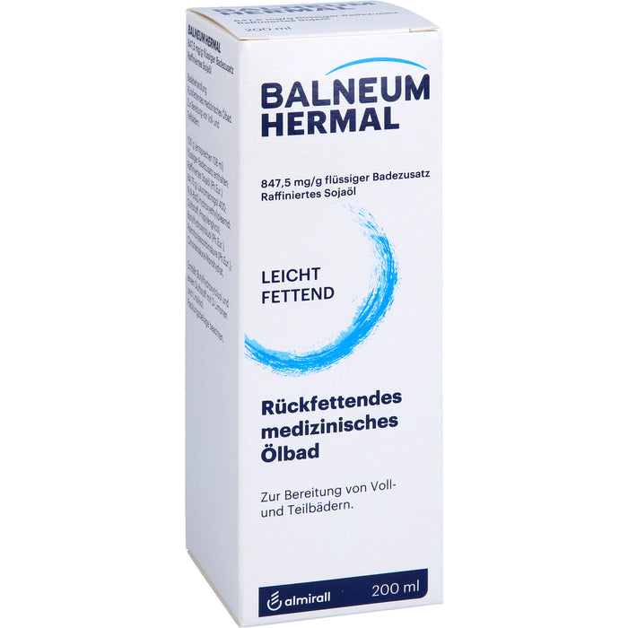 Balneum Hermal rückfettendes Ölbad gegen trockene, leicht juckende Haut, 200 ml Solution