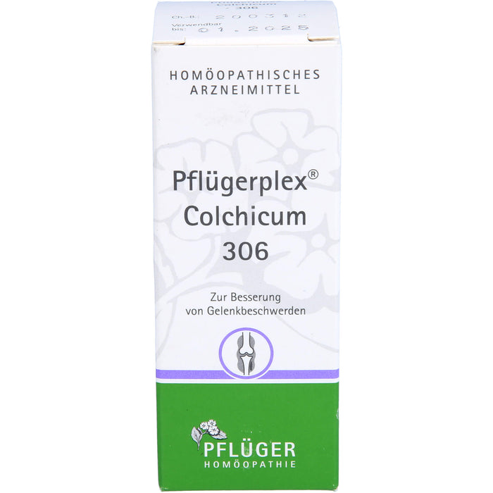 Pflügerplex Colchicum 306 Tabletten zur Besserung von Gelenkbeschwerden, 100 St. Tabletten