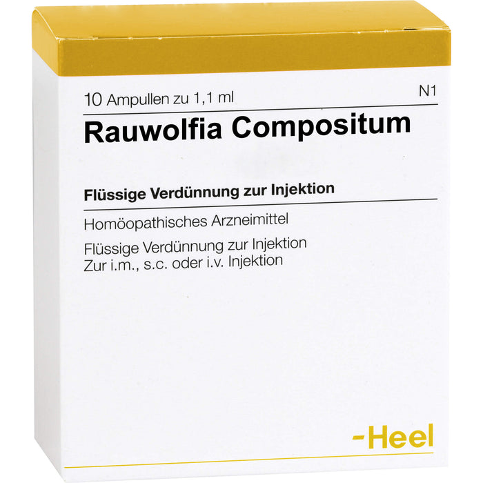Heel Rauwolfia compositum Ampullen, 10 pc Ampoules