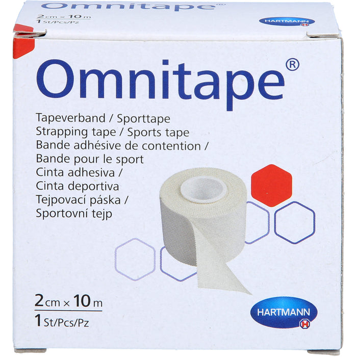 HARTMANN Omnitape Tapeverband 2 cm x 10 m, 1 pc Pansement