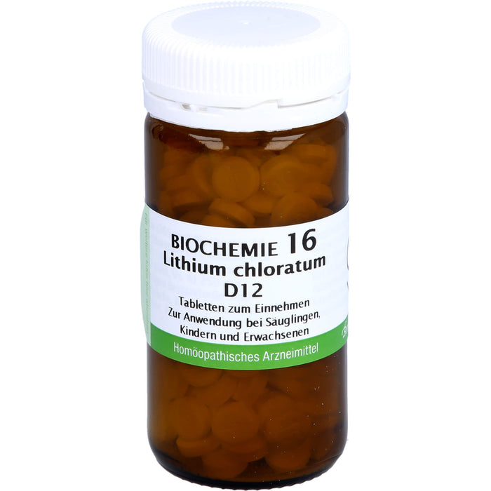 Bombastus Biochemie 16 Lithium chloratum D12 Tabletten, 200 St. Tabletten