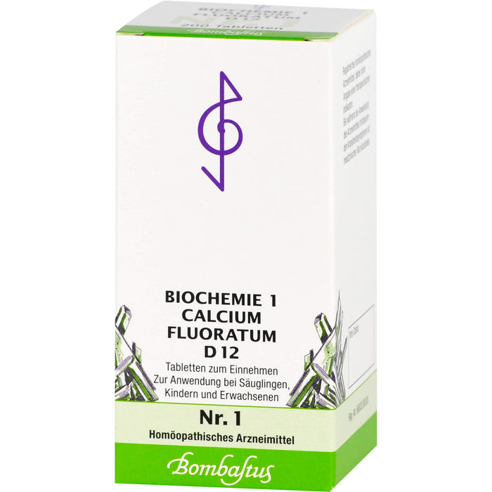 Biochemie 1 Calcium fluoratum Bombastus D12 Tbl., 200 St TAB