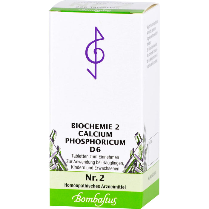 Biochemie 2 Calcium phosphoricum Bomastus D6 Tbl., 200 St TAB