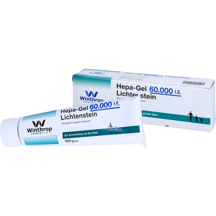 Winthrop Hepa-Gel 60000 I. E. Lichtenstein, 100 g Gel