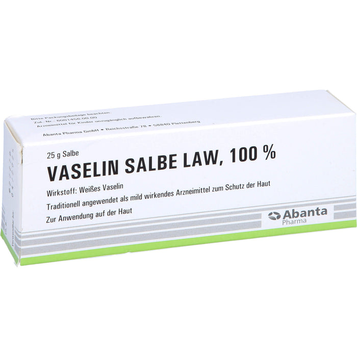 Abanta Pharma Vaselin Salbe LAW 100 %, 25 g Ointment