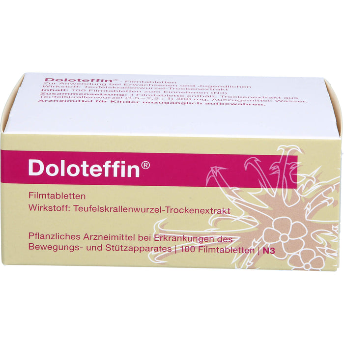 Doloteffin Filmtabletten bei Erkrankungen des Bewegungs- und Stützapparates, 100 pc Tablettes