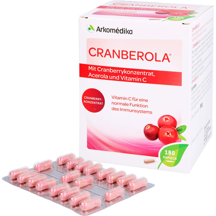 CRANBEROLA Kapseln, 180 pc Capsules