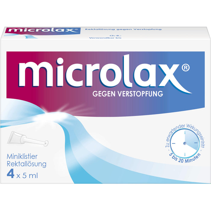 microlax Miniklistier Rektallösung Reimport EMRAmed, 4 pcs. Enemas