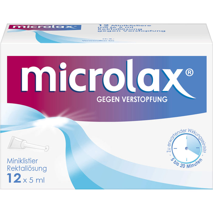 microlax Miniklistier Rektallösung Reimport EMRAmed, 12 pcs. Enemas