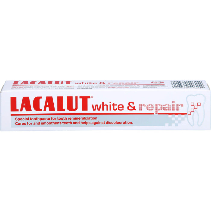 Lacalut white & repair Zahncreme, 75 ml Toothpaste