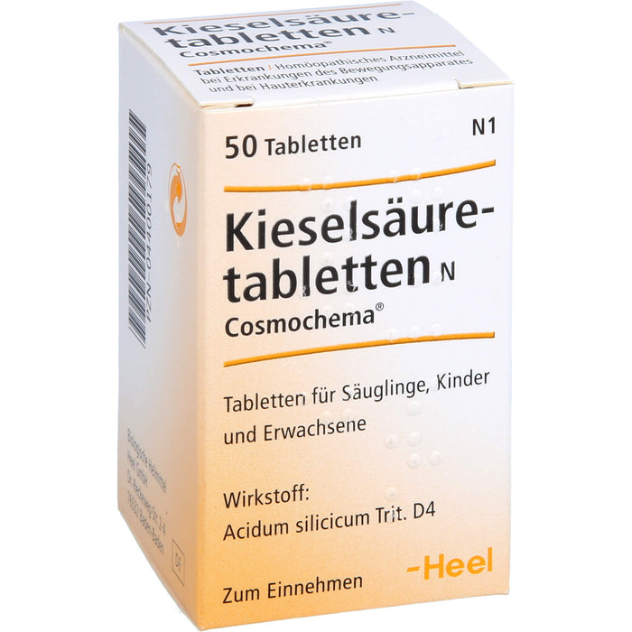 Kieselsäuretabletten N Cosmochema Tabletten, 50 pc Tablettes