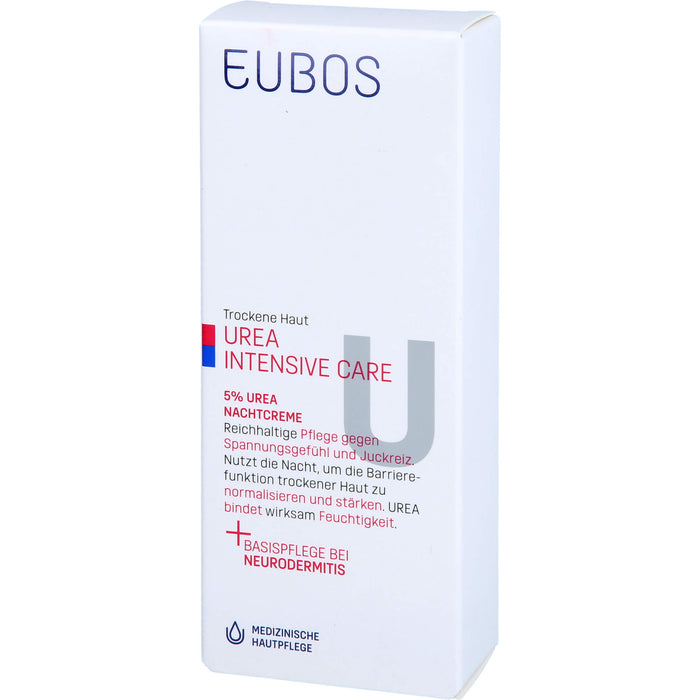 EUBOS Trockene Haut Urea 5% Nachtcreme, 50 ml XNC