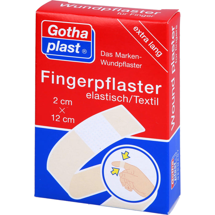 GOTHAPLAST FINGERVERBAND 2X12, 10 pc Pansement