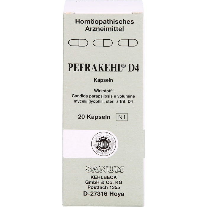 Pefrakehl D4 Kaps., 20 pcs. Capsules