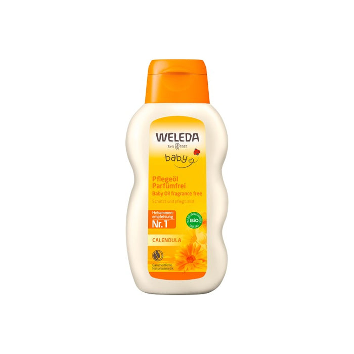 WELEDA Calendula Baby-Pflegeöl parfumfrei, 200 ml Huile