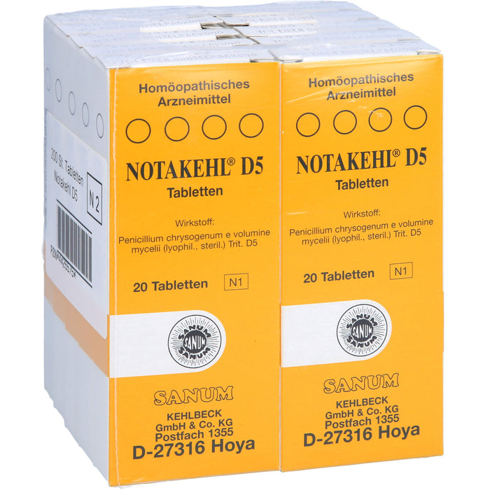 NOTAKEHL D5 Tabletten, 200 pcs. Tablets