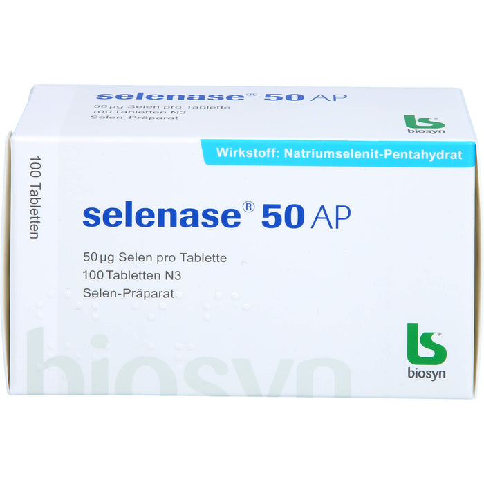 selenase 50 AP Tabletten bei nachgewiesenem Selenmangel, 100 pcs. Tablets