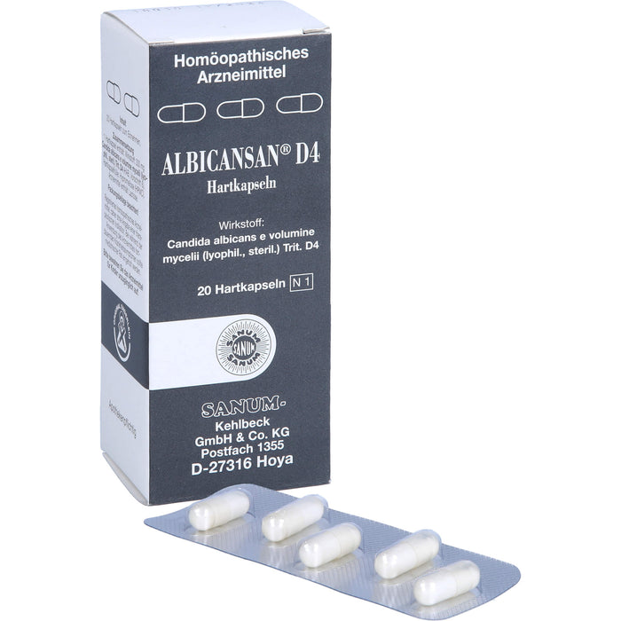 Albicansan D4 Sanum-Kehlbeck Kaps., 20 pcs. Capsules